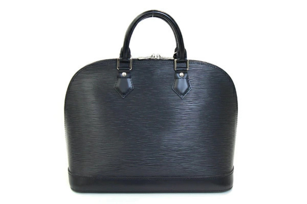 Louis Vuitton Half Moon Epi Alma Noir Business LV Black Handbag Bag Black